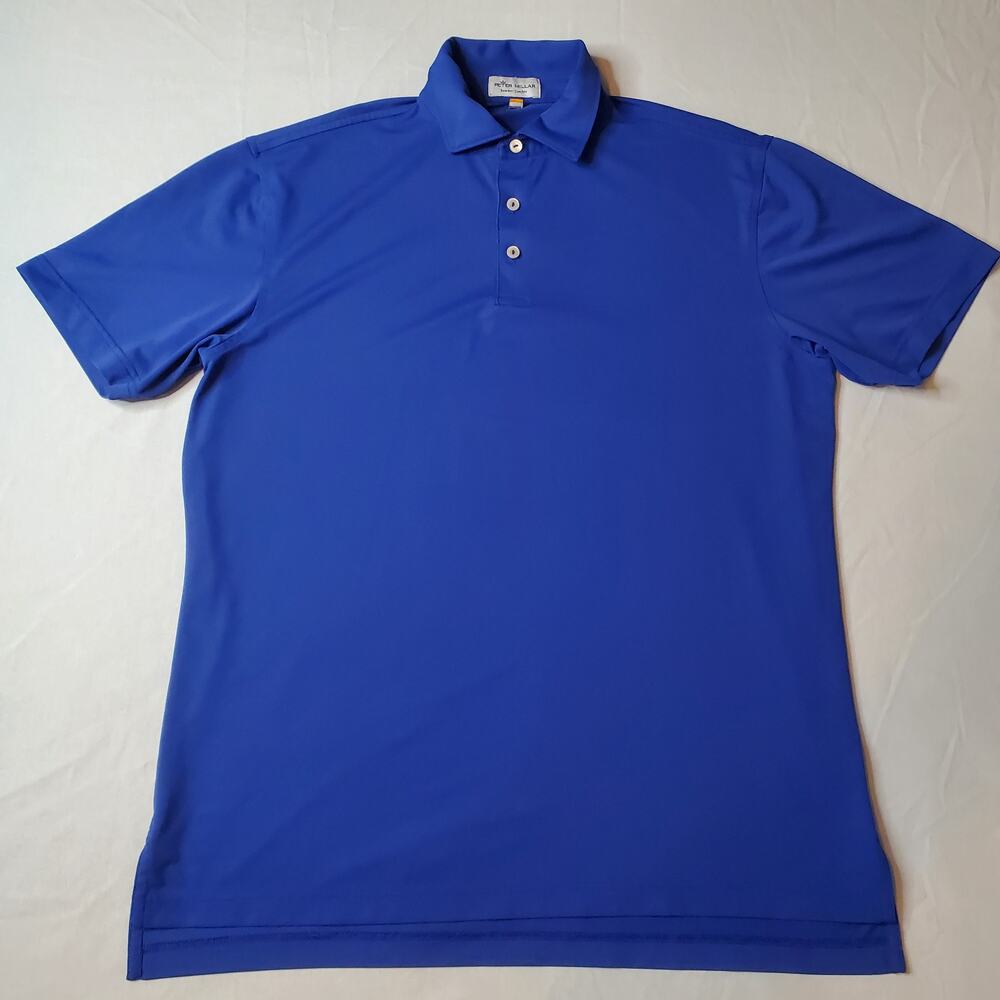 Peter Millar Mens Size M Solid Stretch Pique Mesh… - image 3